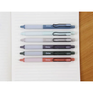 Oniso ปากกาเจล 9133 หมึกน้ำเงิน ขนาด 0.5 มม. หมึกแห้งเร็ว เปลี่ยนไส้ได้ สีเข้ม โอนิโซ ปากกาโอนิโซะ