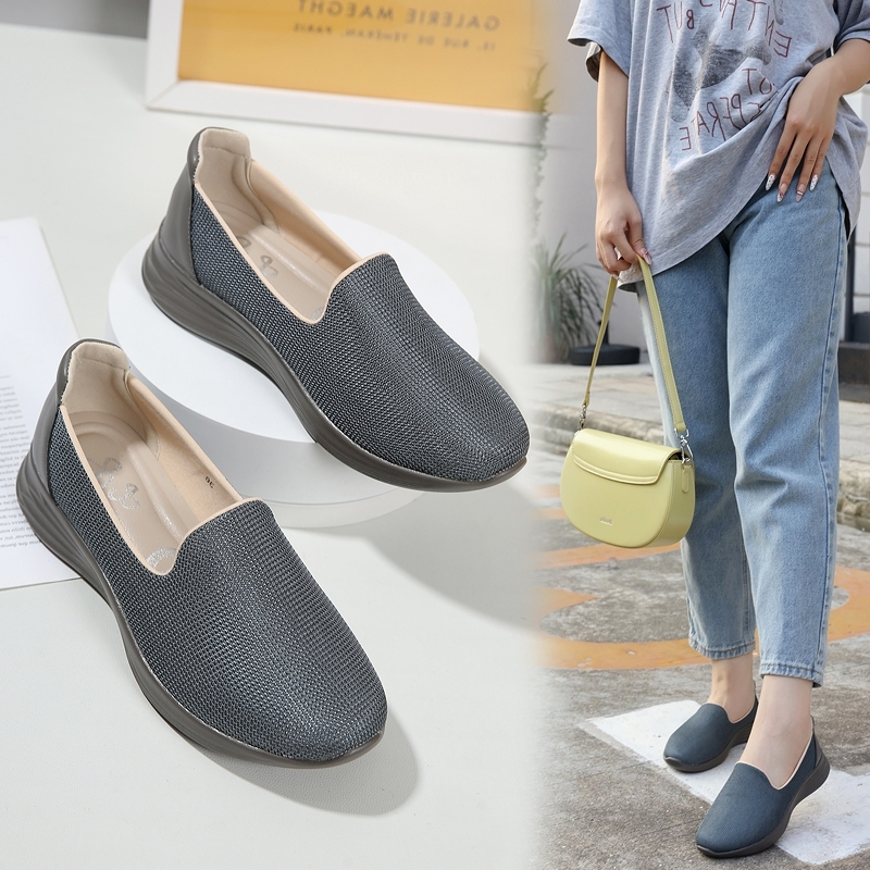 JAY SHOES สุดนุ่ม ทรงสปอร์ต ดีต่อสุขภาพเท้า ใส่สบายมากๆ (เท้าปกติใส่ตรงไซส์ / เท้าอวบ กว้าง +1 )
