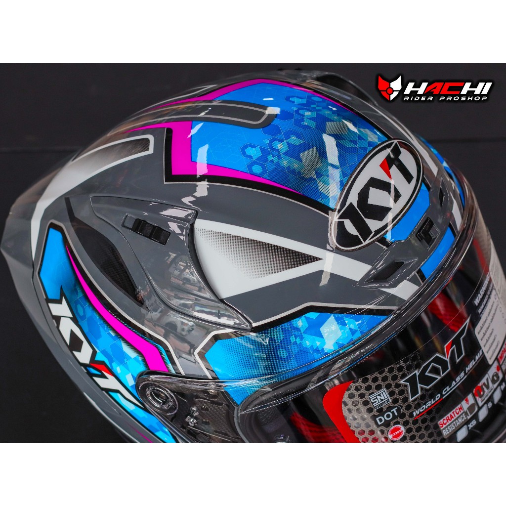 KYT STRIKER - #01 Gray/Blue - รูปที่ 4