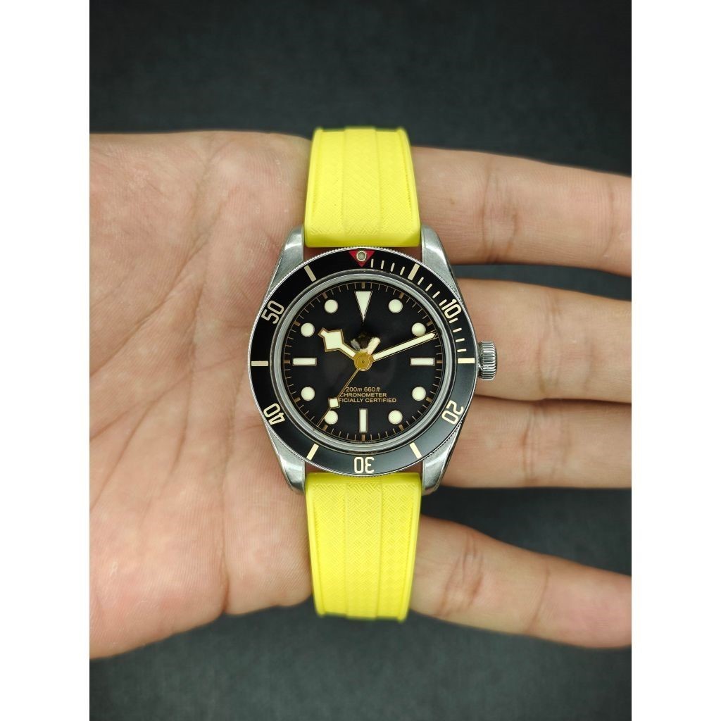 สายนาฬิกาแบบยางรุ่น Kevlar FKM Quick Release Rubber Straps