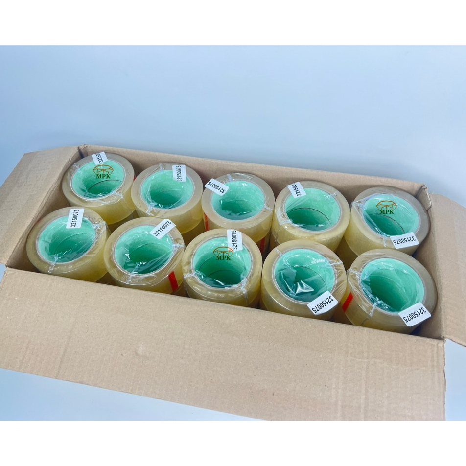 เทปกาวสีใส NUVO Tape 2"ยาว100หลา ยกลัง 60 ม้วน