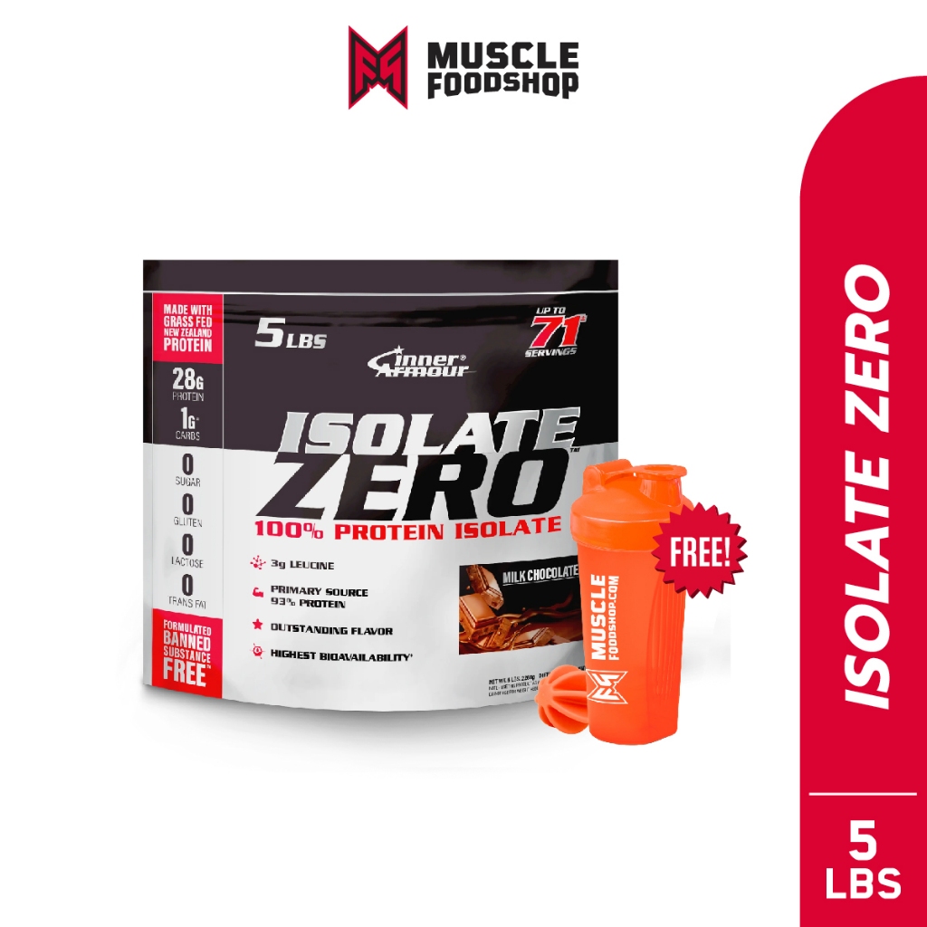 Inner Armour Sport Nutrition Isolate Zero Protein Shake 5 lb. รส Chocolate (Bag)