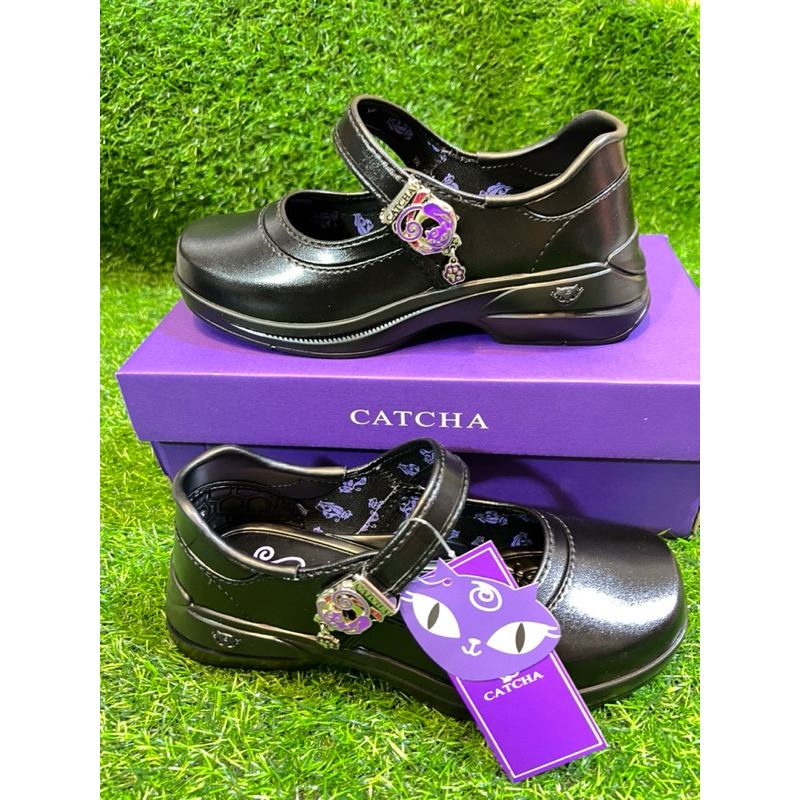 รองเท้านักเรียนCATCHAส้นสูงรุ่นCAT03