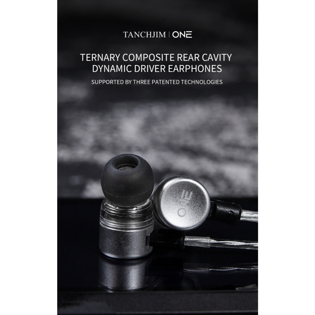 [ประกันศูนย์ไทย] TANCHJIM ONE หูฟัง Inear ไดรเวอร์ไดนามิก 10mm สาย OFCชุบเงินLitz + OFC Litz