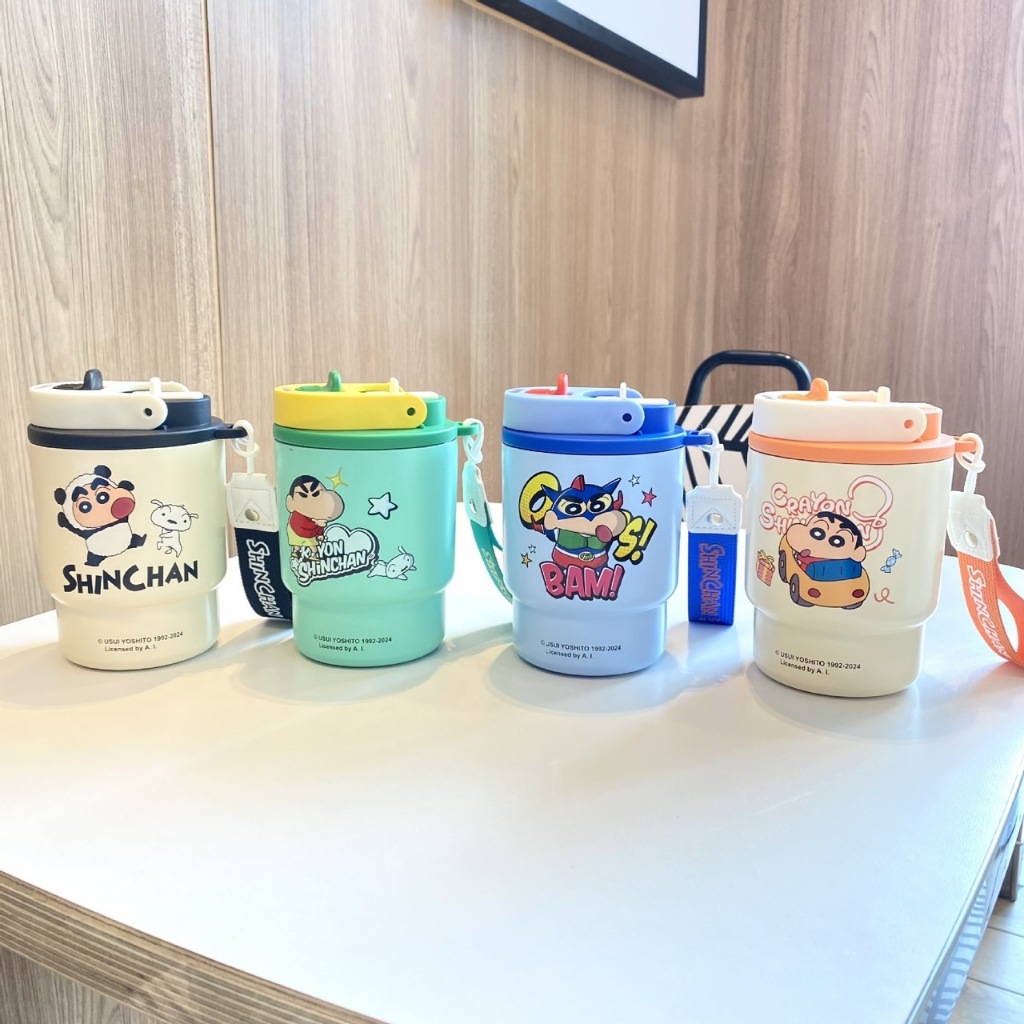 ￼แก้วกาแฟลายการ์ตูน เก็บความเย็น-ร้อน เป็นสแตนเลส316 ขนาด420ml.
