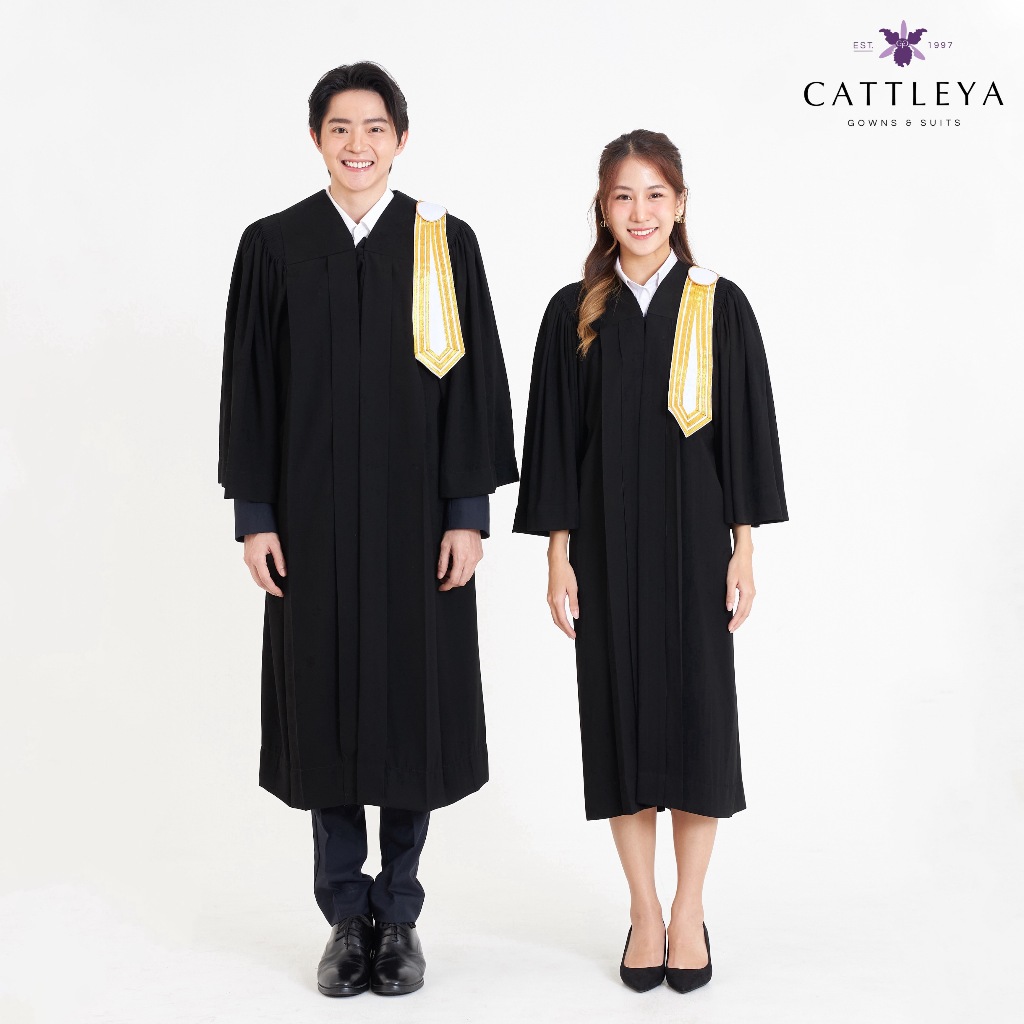ครุยเนติบัณฑิต ครุยทนายความ [พร้อมแถบ] - ครุยคัทลียา Cattleya