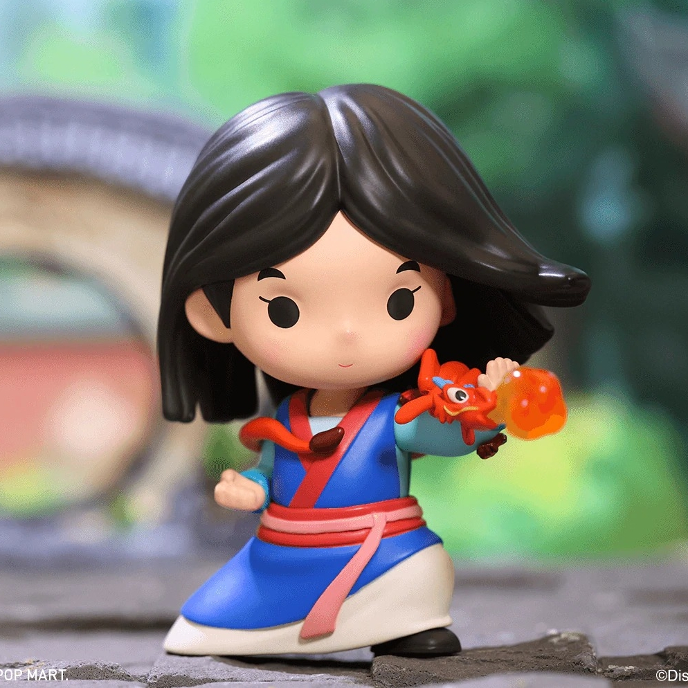 (เลือกตัวได้) รวม Mulan มู่หลาน ลิขสิทธิ์แท้ ของขวัญ โมเดล ของเล่น pop mart blind box โมเดลเจ้าหญิง โมเดล มู่หลาน