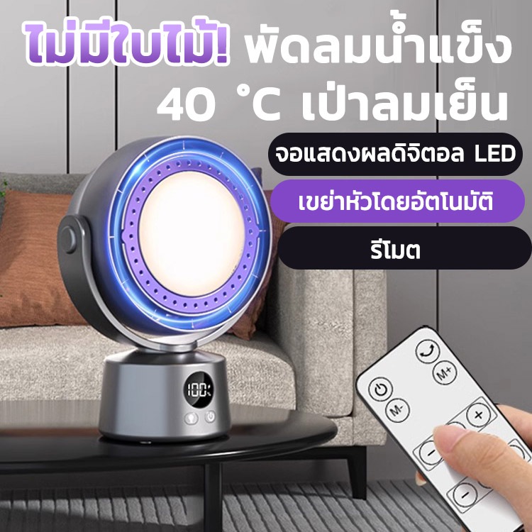 JY SELL พัดลมตั้งโต๊ะ พัดลมแคมป์ปิ้ง ส่ายหัวได้ ลมแรง พัดลมพกพา พัดลม usb  พัดลมโคมไฟ