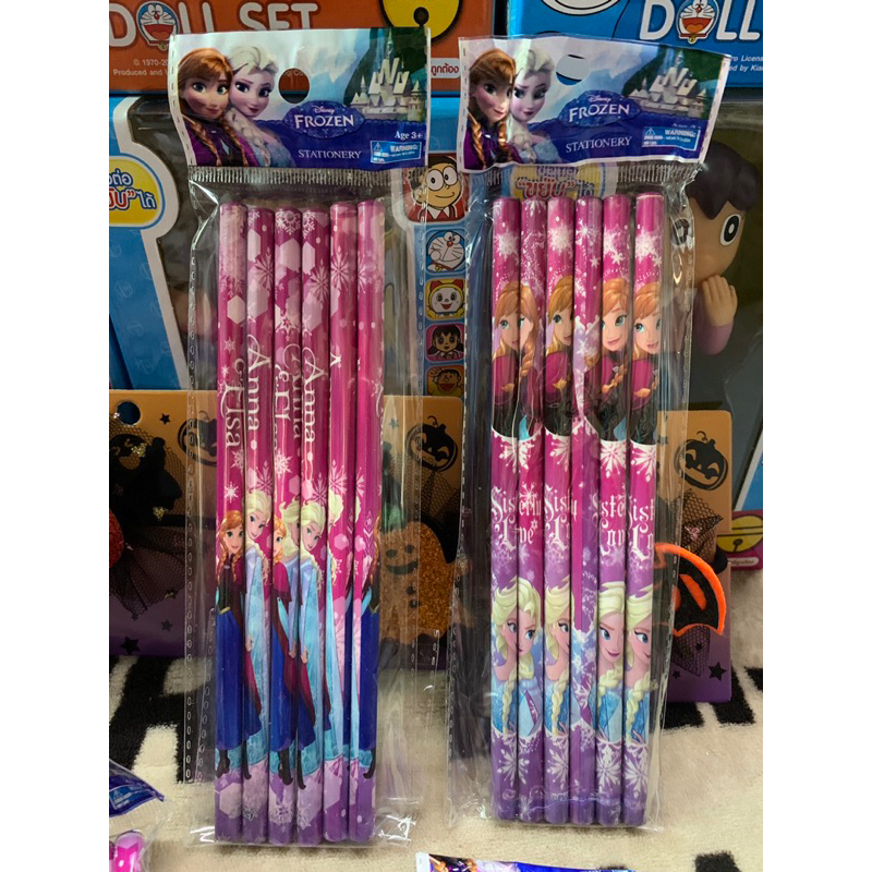 ดินสอไม้ แพ็ค6 Frozen Disney เจ้าหญิงโฟรเซ่น ใหม่ลิขสิทธิ์แท้
