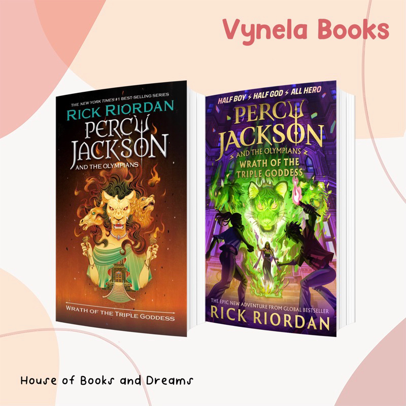 VYNELA (หนังสือภาษาอังกฤษ) PERCY JACKSON AND THE OLYMPIANS: WRATH OF THE TRIPLE GODDESS (PERCY JACKSON #7)— RICK RIORDAN