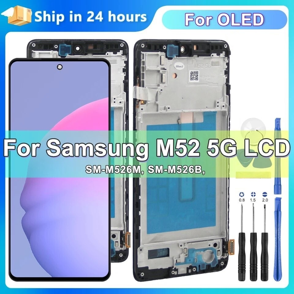 จอชุด samsung M52 จอM52 5G หน้าจอ จอ + ทัช ซัมซุง กาแลคซี่ M52 Lcd Screen Display Touch samsung M52