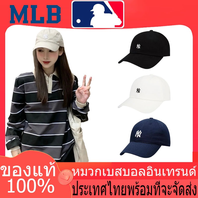 จัดส่งที่รวดเร็ว，แท้100% หมวกเกาหลี MLB NY YANKEES ROOKIE