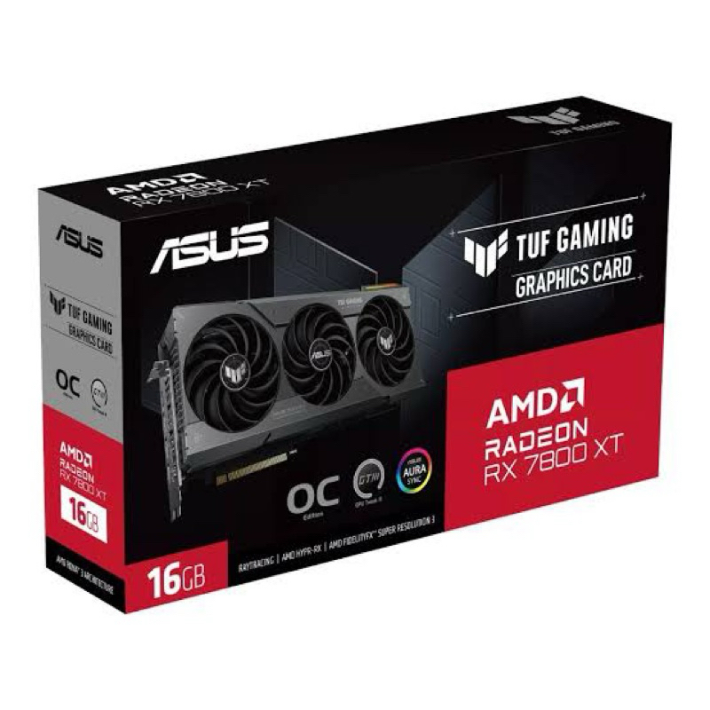 VGA Asus TUF RX 7800 XT 16GB (มือสอง)