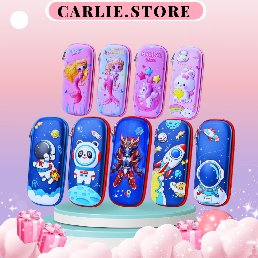 กล่องดินสอ 3D กระเป๋าดินสอ ผ้า PU+EVA ลายการ์ตูน ลายอเวนเจอร์ ผ้า PU จุของได้เยอะ สำหรับเด็ก ๆ