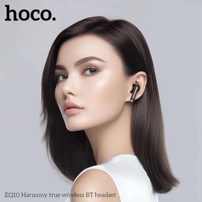 หูฟังบลูทูธ HOCO EQ10 หูฟังไร้สาย True Wireless TWS BT 5.3 จอแสดงผล LED แสดงระดับพลังงานแบบดิจิตอล