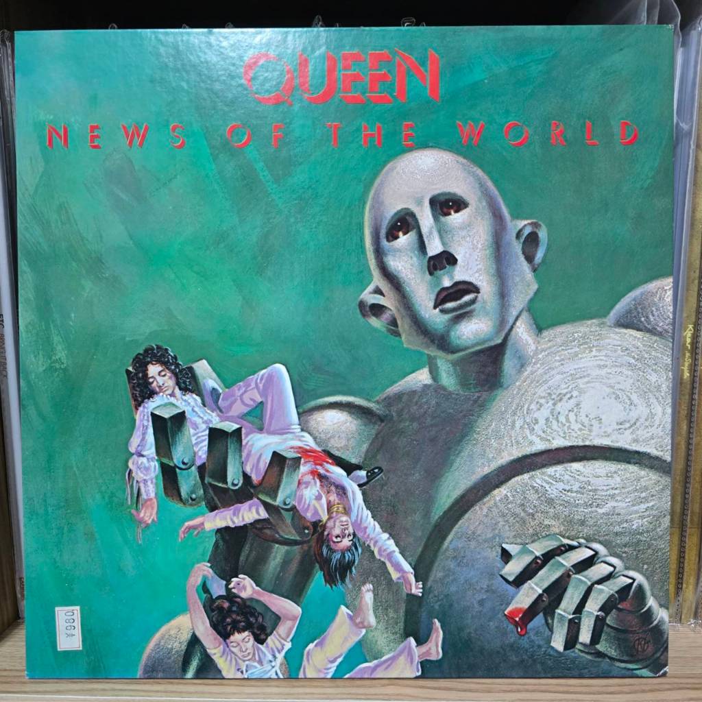 [ร้านค้าจัดส่งไว] แผ่นเสียง แผ่นแตก Queen : News Of The World 1LP Vinyl 12"