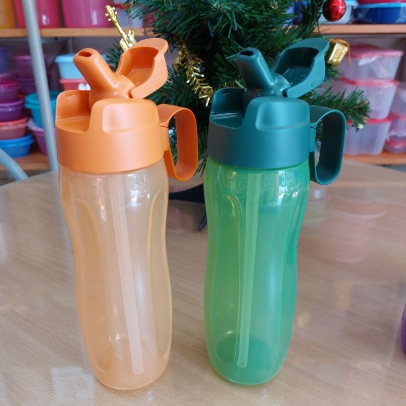 Tupperware ขวดน้ำอีโค่สลิม ความจุ500มล. (1ใบ)จุกดื่มปากแพนกวิน มีหลอดดูด ฝาปิดสนิทกันหกซึม - รูปที่ 5
