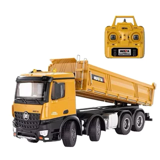 รถดั้มHuina1536 /1536PRO 8ล้อ ระบบไฟฟ้า2.4GHz 4WD สเกล1/14มีไฟมีเสียง