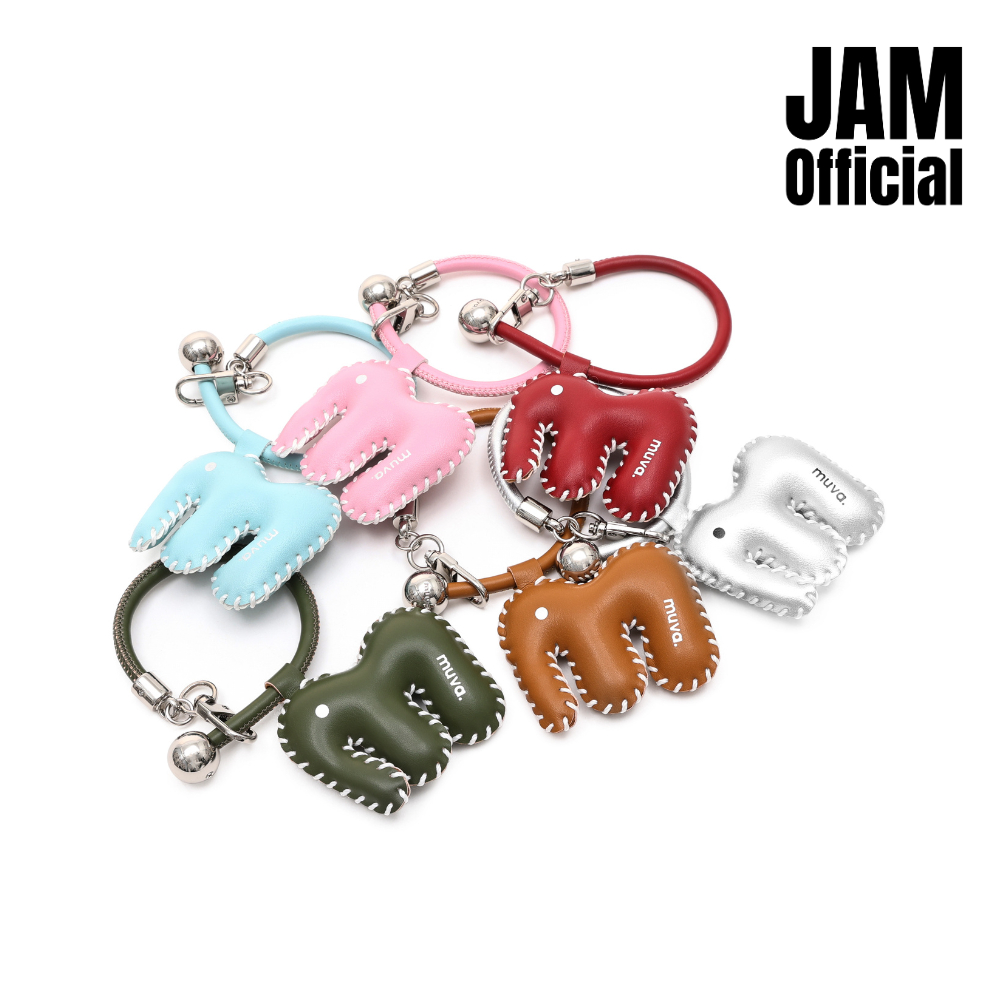 JAM | MUVA - Elephant Charm - ชาร์มหนังผูกตกแต่งกระเป๋า