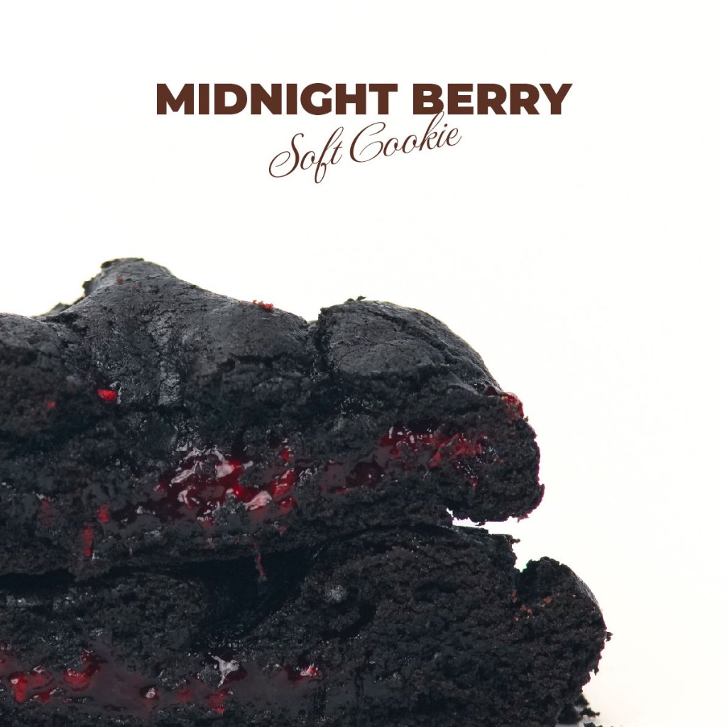 Cherrydog Cookies Soft Cookies คุกกี้ ไส้ฉ่ำ ซ๊อฟคุกกี้หน้า Midnight Berry พร้อมส่ง
