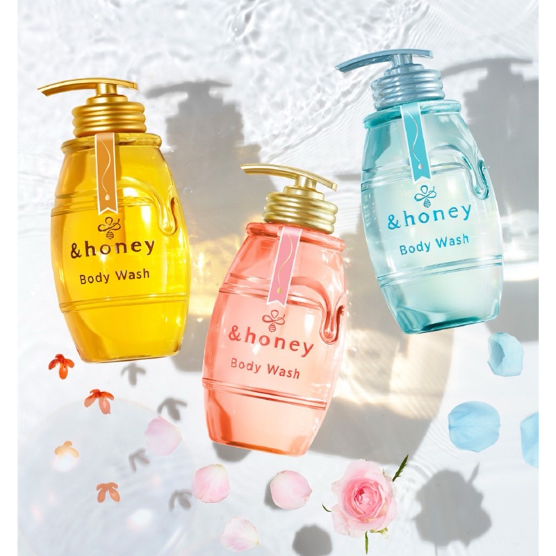 &honey moist gel body wash ครีมอาบน้ำ โฟมอาบน้ำ แอนด์ฮันนี่ ขนาด 500ml.