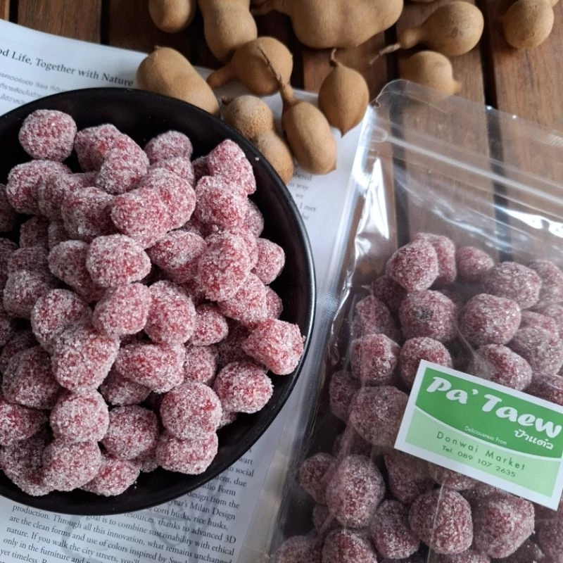 มะขามแก้วกระเจี๊ยบไร้เมล็ดป้าแต๋ว 500และกรัม รสเปรี้ยวอมหวาน