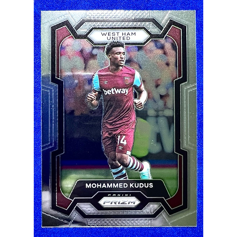 การ์ดนักฟุตบอล Mohammed Kudus Panini Prizm Premier league West Ham United 2023-24