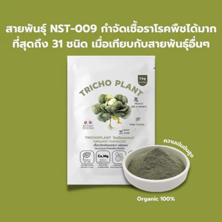 ไตรโคเดอร์มา 500กรัม ราคาส่ง กำจัดเชื้อราโรคพืชได้มากถึง 31ชนิด