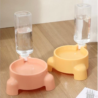 MJ_SHOP - ชามให้น้ำอัตโนมัติ 500ML สีพาสเทลแบบใหม่