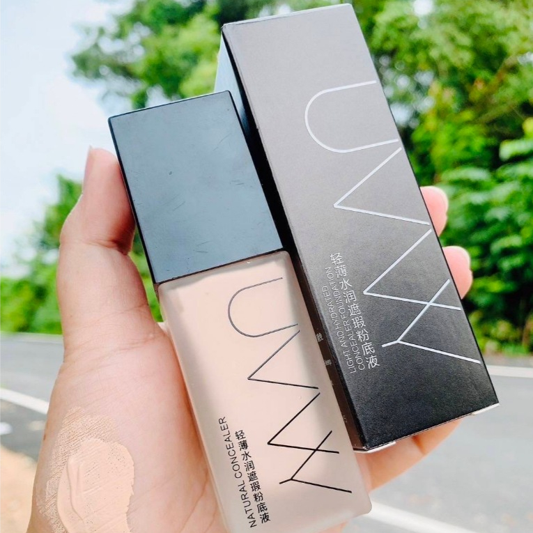 พร้อมส่ง/ราคาถูก รองพื้นผิวขาว สาวผิวขาว ขาวอมชมพู ใช้ได้ ปกปิดริ้วรอยสิว รอยแดง จุดด่างดํา ใต้ตาดำ