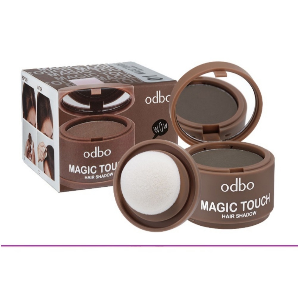 (แท้) Odbo NextGen Magic Touch Hair Shadow 3g โอดีบีโอ เน็กซ์เจน แมจิก ทัช แฮร์ แชโดว์ ปิดผมบาง ปิดเหม่ง OD1-107