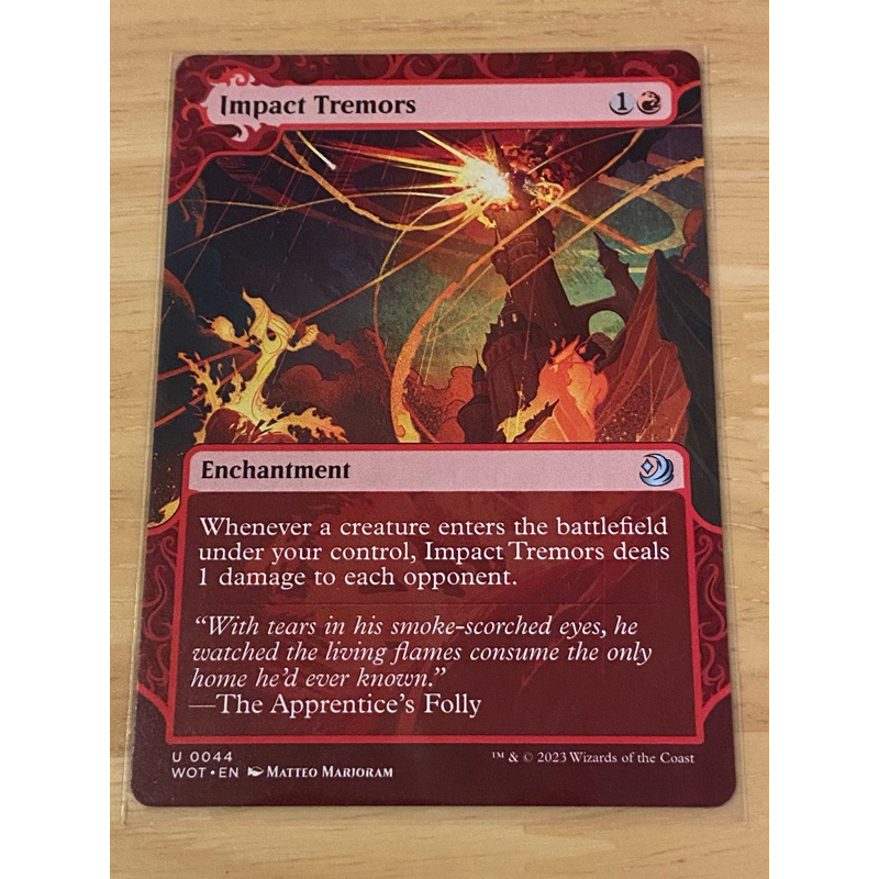 [MTG][WOT][DTK] Impact Tremors การ์ดแท้ Magic The Gathering