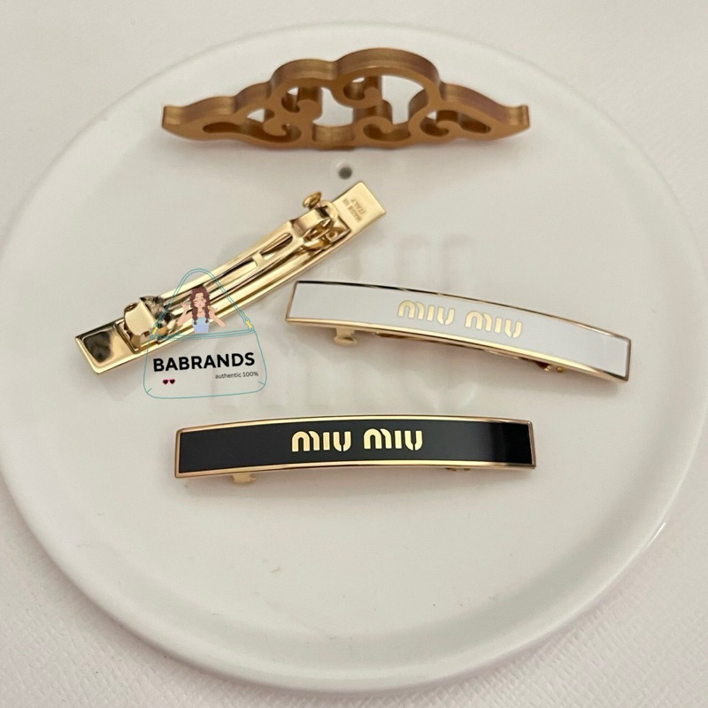 พร้อมส่ง รวมNew Miu Miu Hairclip ติดแล้วลุคคุณหนูทันที