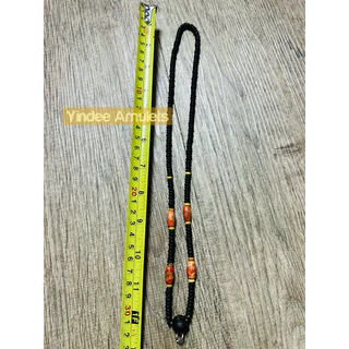 สร้อยกะลา หัวขุนกะลา ห้อยพระ 1 องค์ ยาว24นิ้ว สวมหัวได้ สำหรับผู้ชายและผู้หญิง