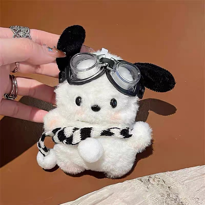 เคส for Airpods 4 3 2 Soft Case ใช้สำหรับ Airpods pro 2 ลูกสุนัข การป้องกันการตก ตุ๊กตา for Airpods gen3