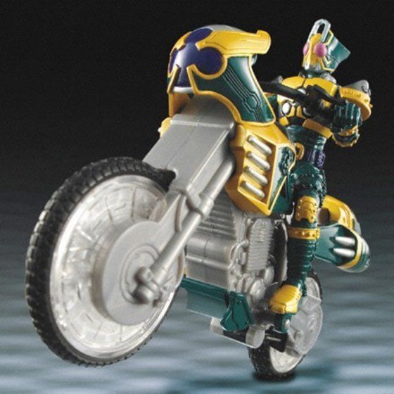 DX Kamen Rider Leangle Green Clover Motor 2004 งานแท้สแกนการ์ดได้ by Bandai และกล่องเก็บการ์ดเบลด ไม