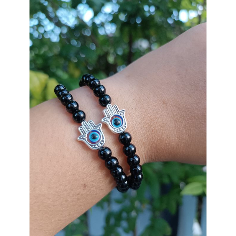 สร้อยข้อมือ กำไลข้อมือEvil Eye +Hamsa