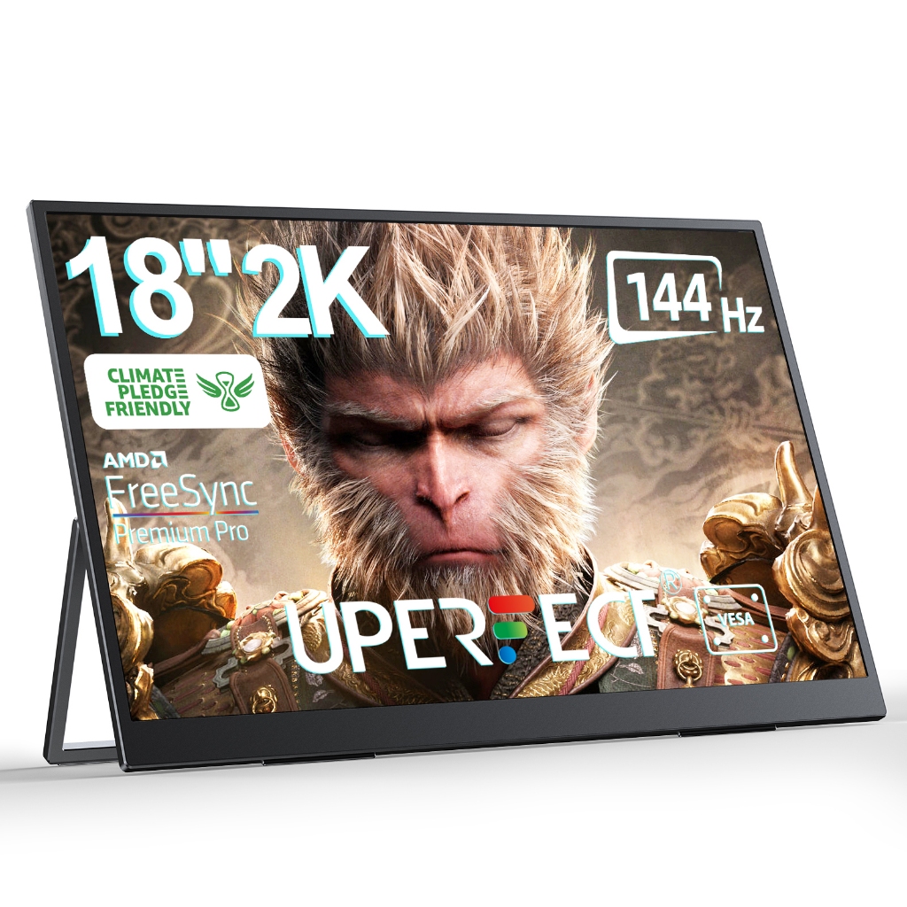 UPERFECT【Local delivery】 18 Inch 2.5K 144Hz Portable Gaming Monitor Laptop 2560P×1600P Travel Second
