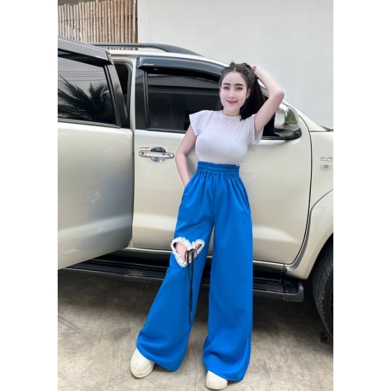 ชุดเซ็ทคุณหนูคุณใจ ได้ครบชุดเสื้อ + กางเกง
