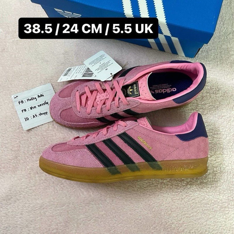 Adidas Gazelle Indoor (IE7002)(38.5/24cm) 📌 Adidas Gazellein door มือสอง 📌 Adidas Samba OG มือสอง 📌 