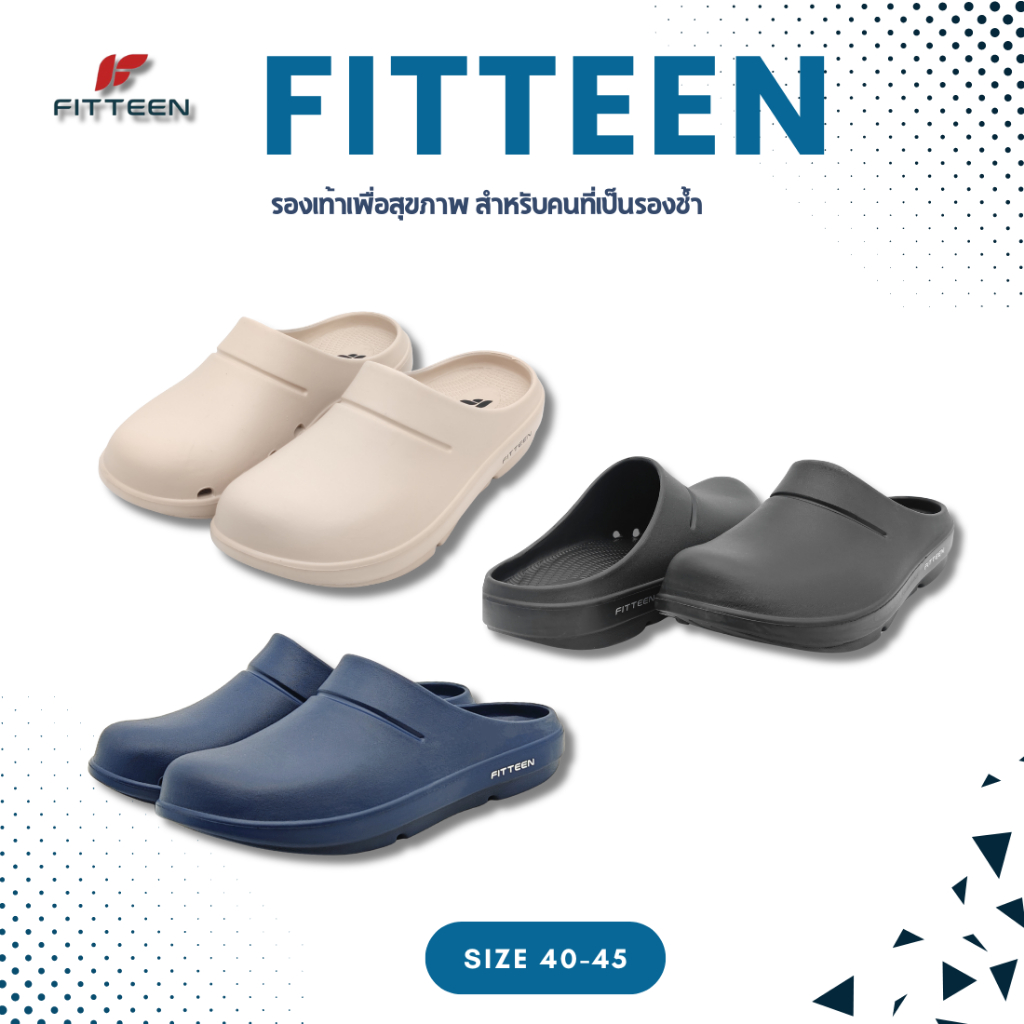 Fitteen FT003 รองเท้าสุขภาพ รองเท้าสวม หญิง ชาย