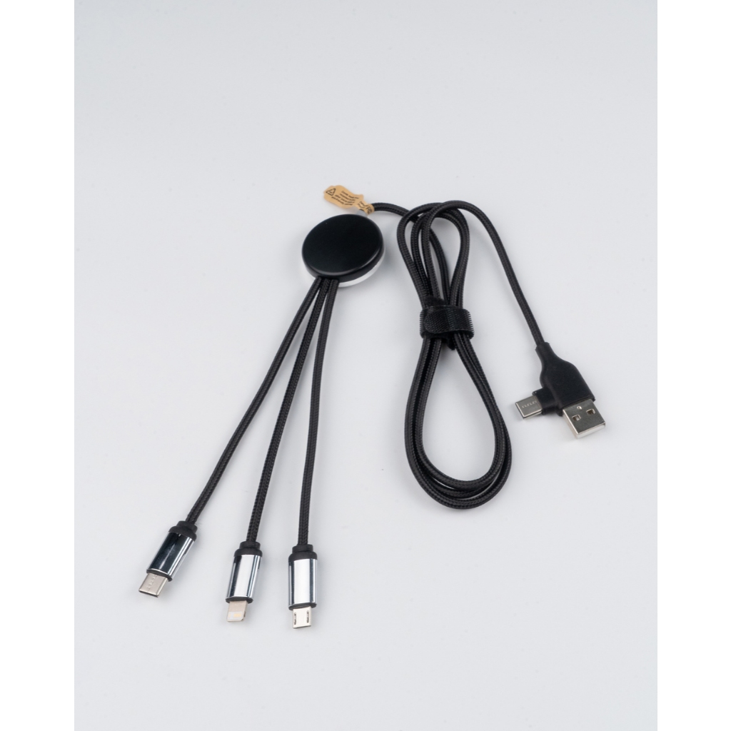 สายชาร์จ 6 In 1  อินพุต USB-A / 120cm 6in1 light up cable