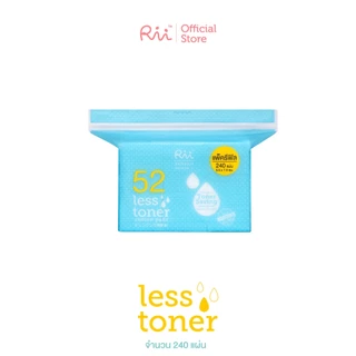 Rii 52 Less Toner Cotton Pads 240 Pcs (Refill)