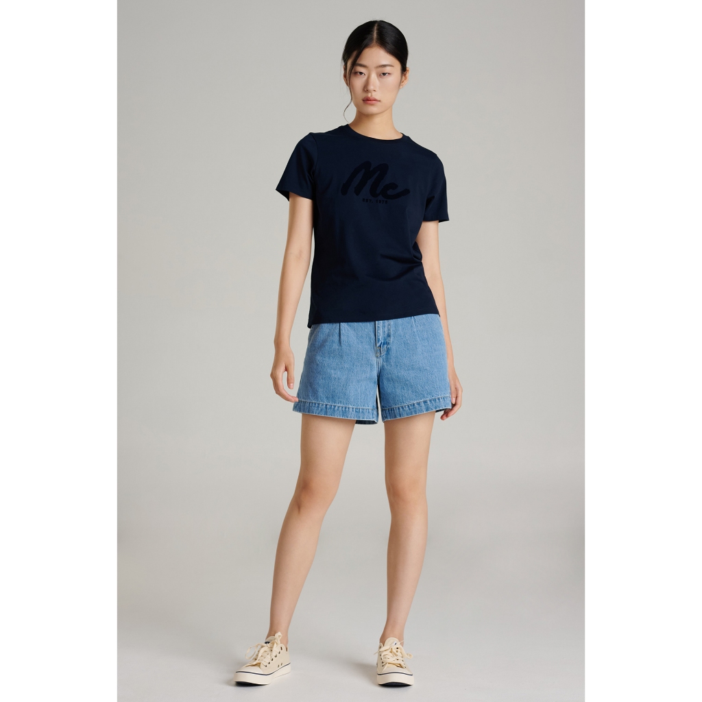 Mc jeans เสื้อยืดแขนสั้นผู้หญิง คอกลม MTTZ670
