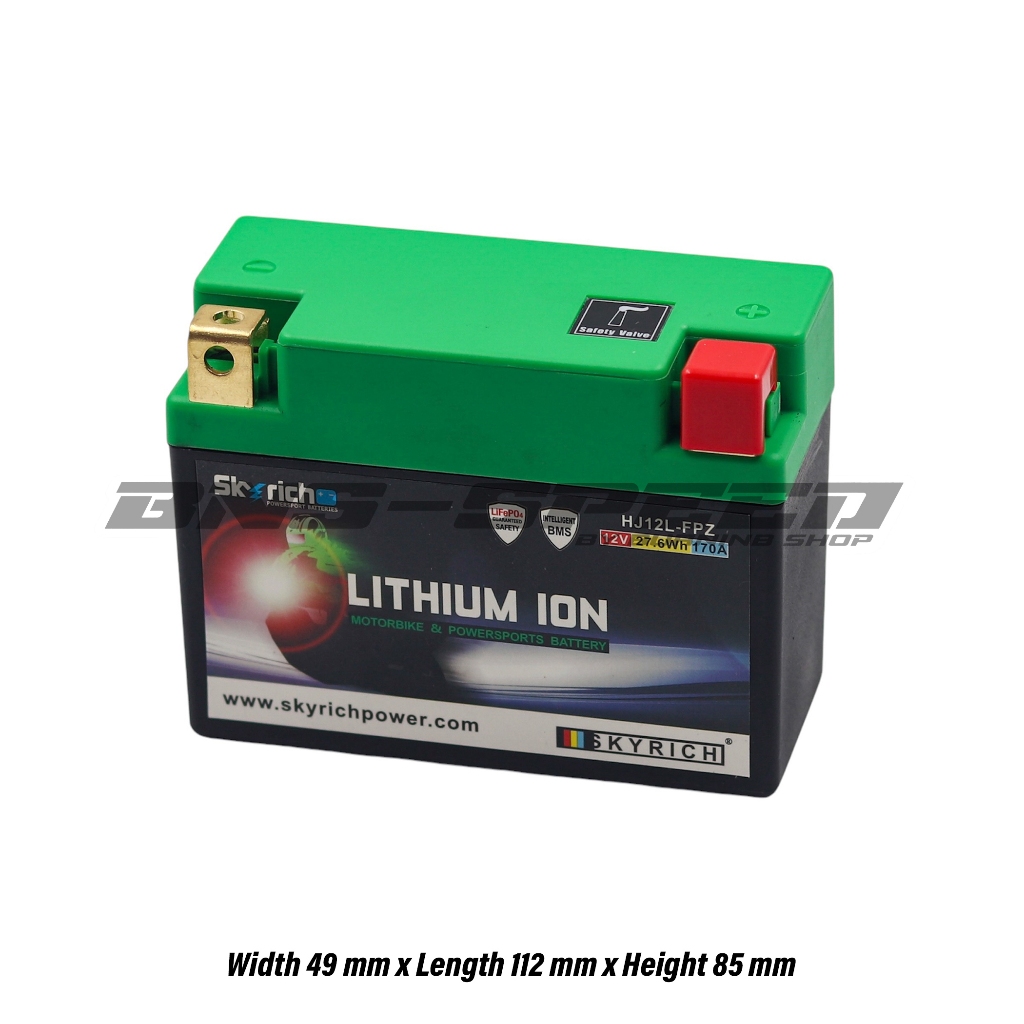 Skyrich Lithium Ion HJ12L-FPZ สำหรับ CRF250R/RX 2022-2025, CRF450R/RX 2021-2025