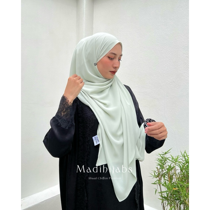 SHAWL CHIFFON KOREA PREMIUM ผ้าชีฟองเกาหลีพรีเมียม พันยาว