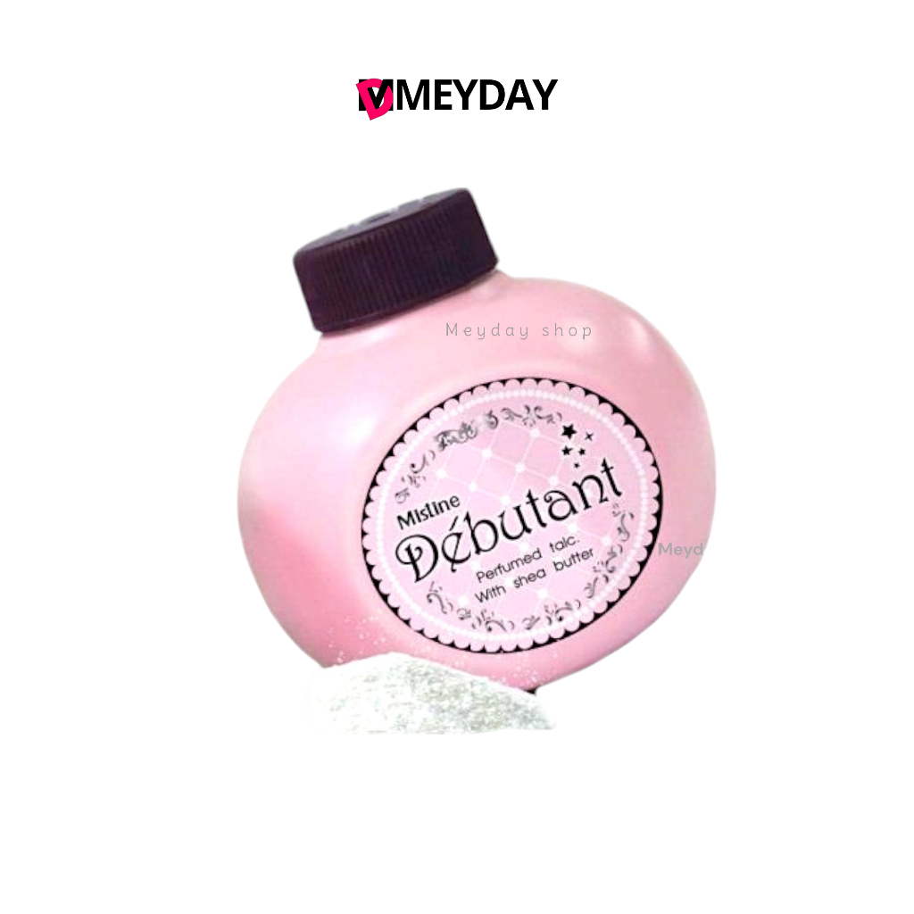 Mistine แป้งหอมโรยตัว มิสทิน เดบูตองค์ Debutant Perfumed Talc 100 กรัม