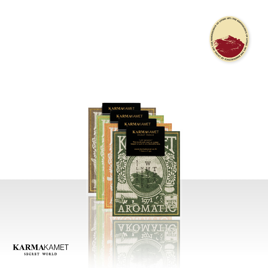 KARMAKAMET | Life Memoir Aromatic Bookmark Set 1 | คามาคาเมต แผ่นคั่นหนังสือหอม ห้องเรียน กลิ่นหอม ปรับอากาศ ผ่อนคลาย