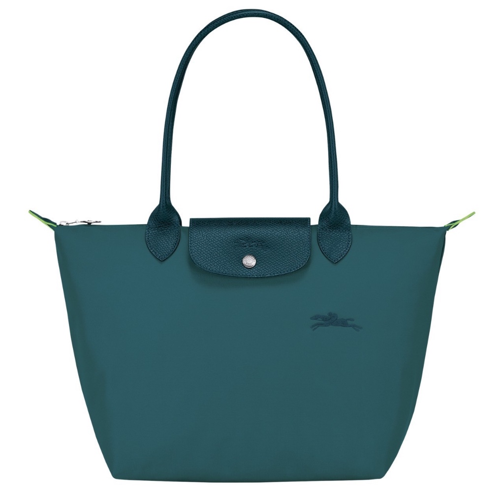 Longchamp Le Pliage Green S Long ( ไซส์ S หูยาว)