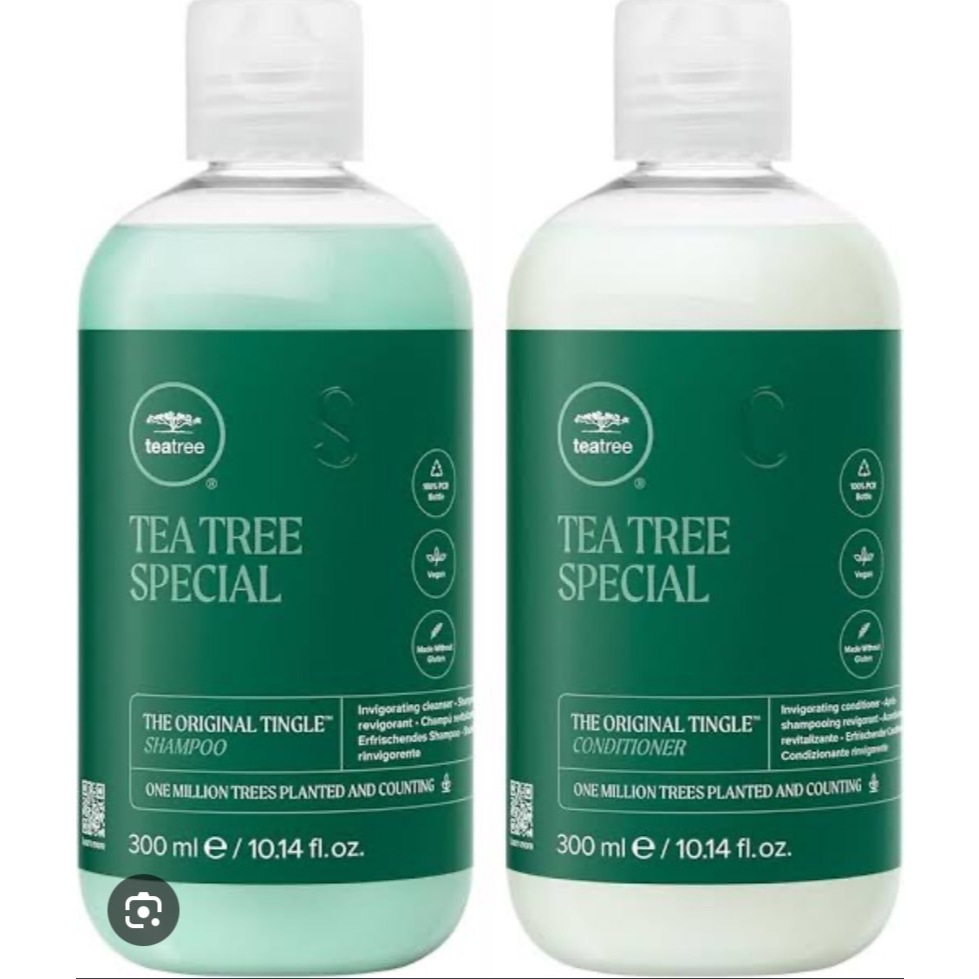 Paul Mitchell Tea Tree Special Shampoo/Conditioner 300 ml แชมพู ครีมนวดผม ขจัดรังแค สูตรเย็น